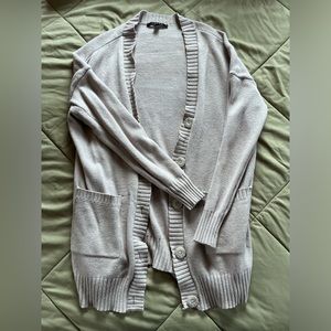 Beige/Cream mid length Cardigan